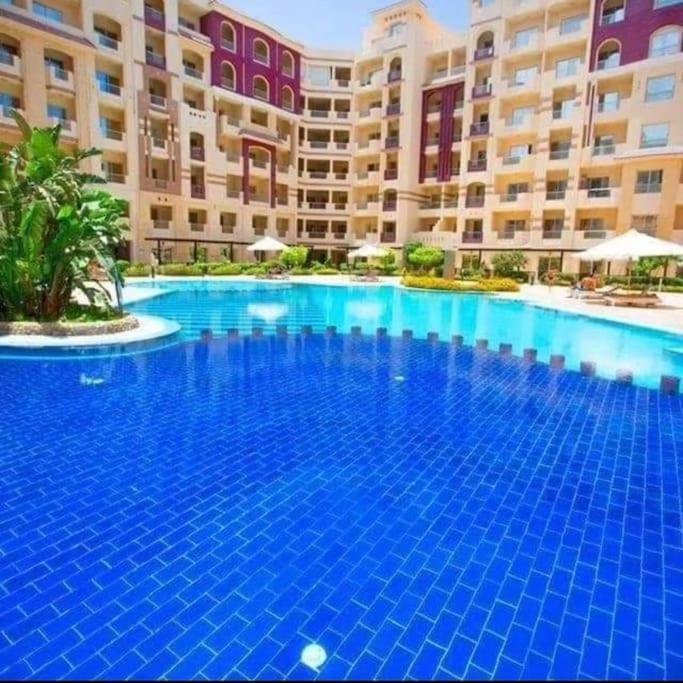 Sunny Studio With 3 Swimming Pools Florenza Hurghada Extérieur photo